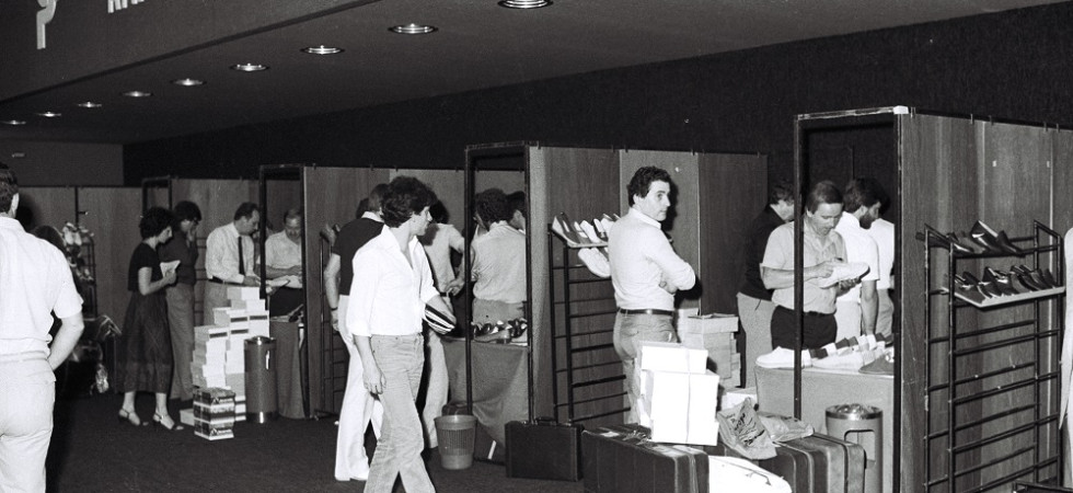 Expo Riva Schuh nel 1980 - foto Biatel